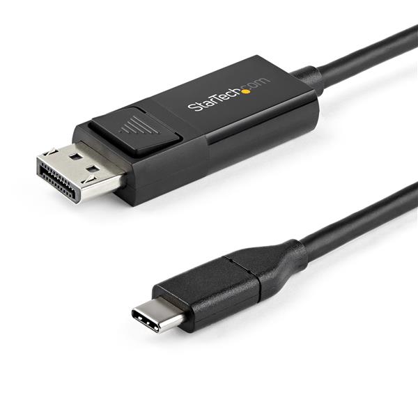 USBType-C-DisplayPort1.2変換ケーブル1m双方向対応4K/60HzThunderbolt3互換アダプタ