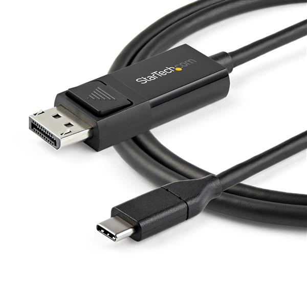 USBType-C-DisplayPort1.2変換ケーブル1m双方向対応4K/60HzThunderbolt3互換アダプタ