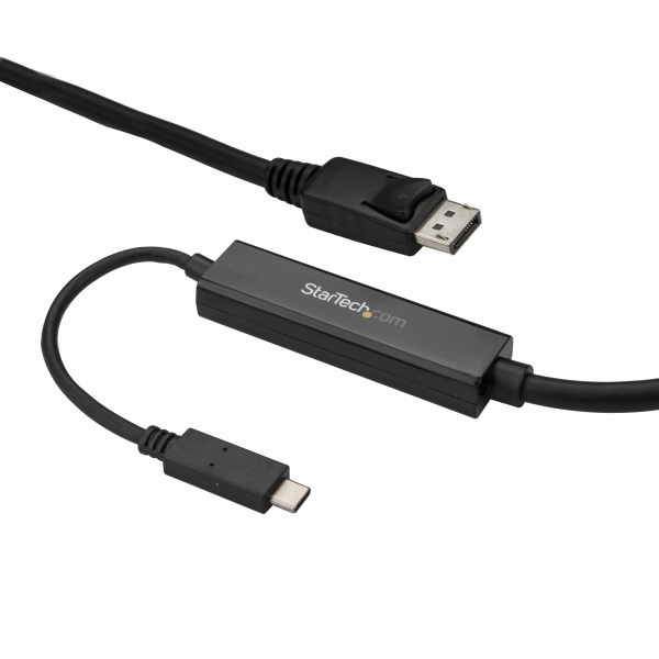 USB-C-DisplayPortディスプレイ変換ケーブルUSBType-C-ディスプレイポート変換アダプタ3m4K/60Hzブラック