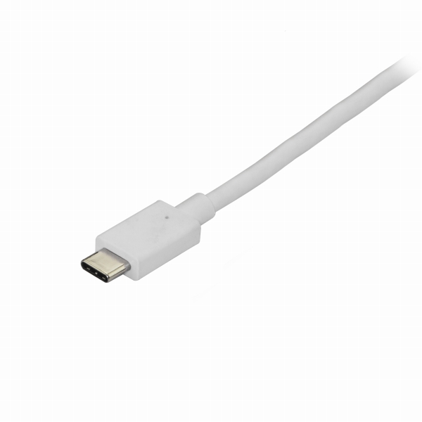 USB-C-DisplayPortディスプレイ変換ケーブルUSBType-C-ディスプレイポート変換アダプタ1m4K/60Hzホワイト