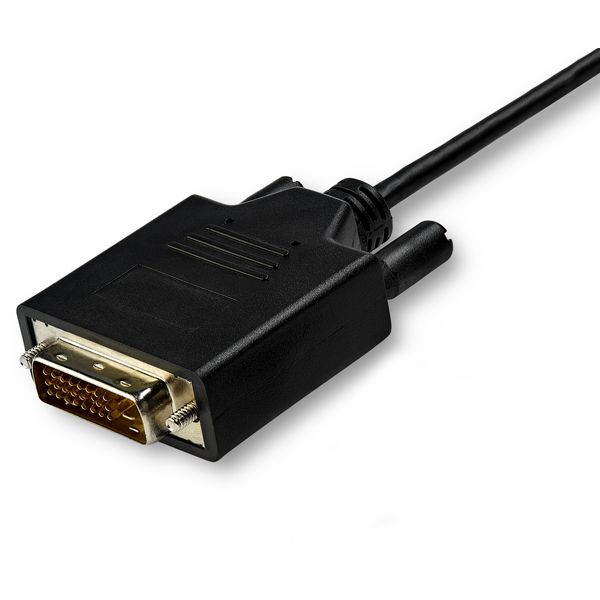 USB-C-DVIディスプレイケーブル3mブラック1920x1200/1080p対応USBType-C接続DVIモニタケーブル