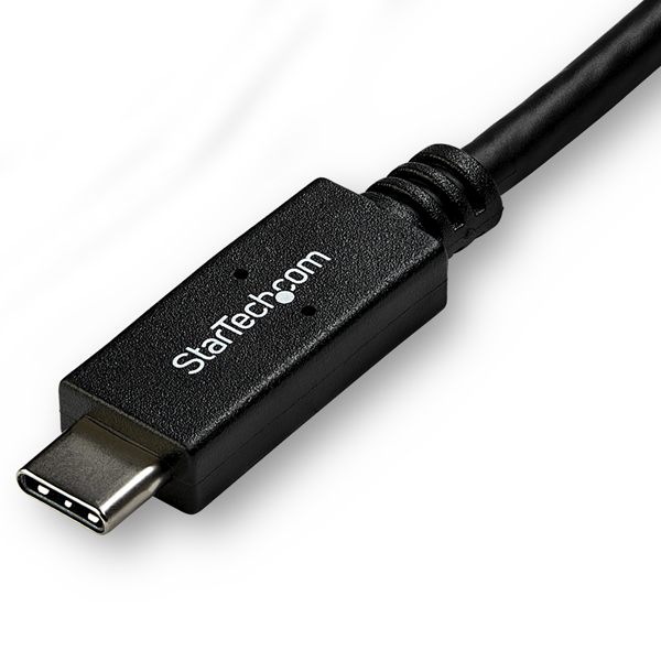 USB-C-DVIディスプレイケーブル3mブラック1920x1200/1080p対応USBType-C接続DVIモニタケーブル