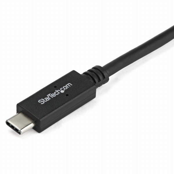 USB-C-DVIディスプレイケーブル1mブラック1920x1200/1080p対応USBType-C接続DVIモニタケーブル