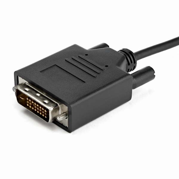 USB-C-DVIディスプレイケーブル1mブラック1920x1200/1080p対応USBType-C接続DVIモニタケーブル