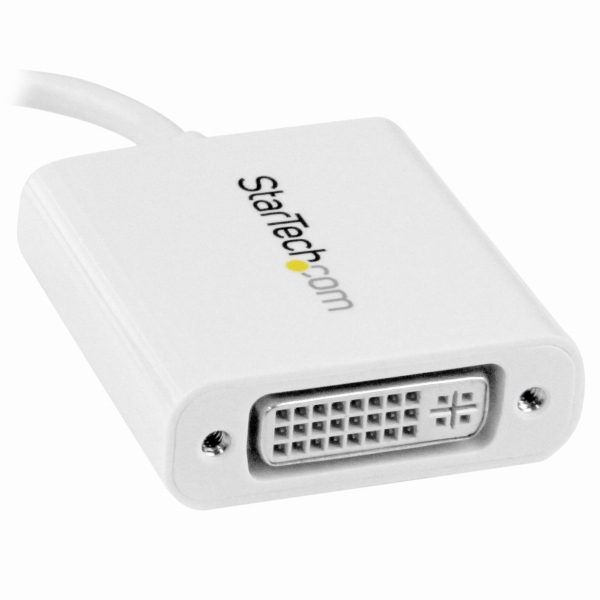 USBType-C-DVI変換アダプタ(ホワイト)USB-Cポート搭載MacBook/ChromebookPixelに対応