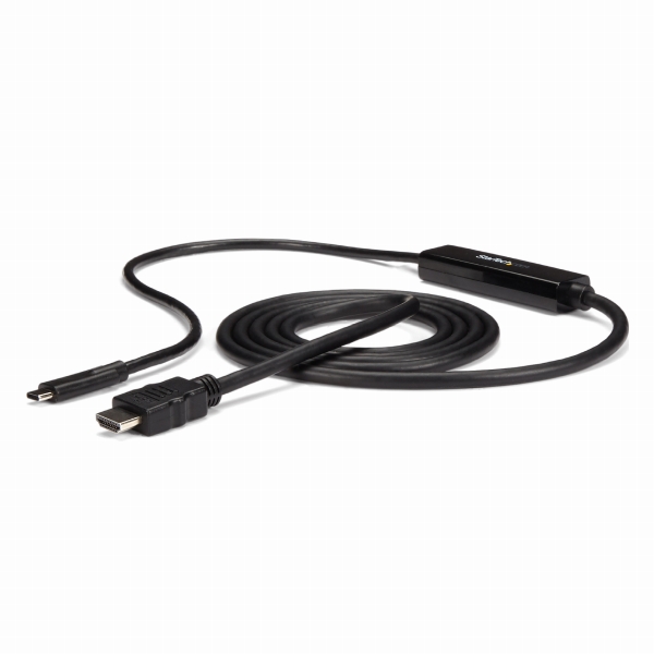 USB-C-HDMI変換アダプタケーブル2m4K/30Hz入力:USBType-C(オス)-出力:HDMI(オス)