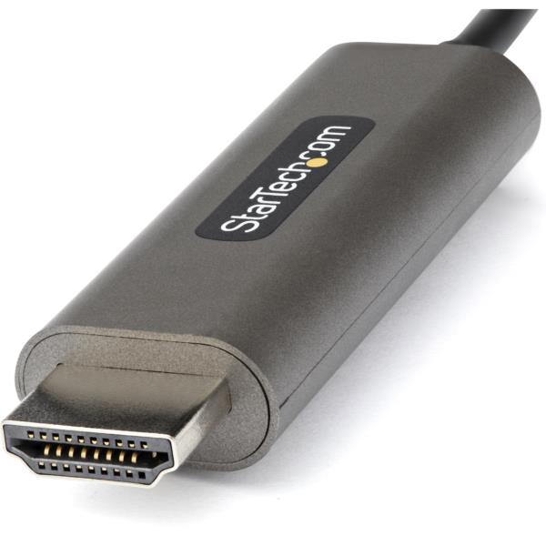 USB-C-HDMI変換ケーブル/2m/4K60Hz/HDR10/UHD対応USBType-CtoHDMI2.0b変換アダプター/Typec-HDMI交換ケーブル/DP1.4オルタネートモード/HBR3