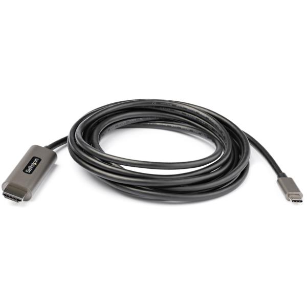 USB-C-HDMI変換ケーブル/3m/4K60Hz/HDR10/UHD対応USBType-CtoHDMI2.0b変換アダプター/Typec-HDMI交換ケーブル/DP1.4オルタネートモード/HBR3
