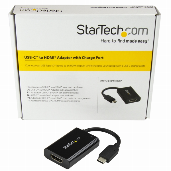 USBType-C接続HDMIディスプレイ変換アダプタ4K/60HzThunderbolt3互換60WUSBPowerDelivery