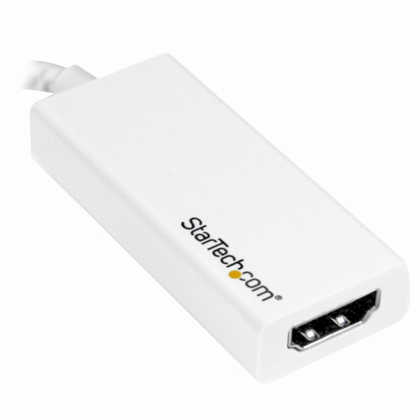 USB-C-HDMIディスプレイアダプタホワイトUSB3.1Type-C(オス)-HDMI(メス)4K解像度対応