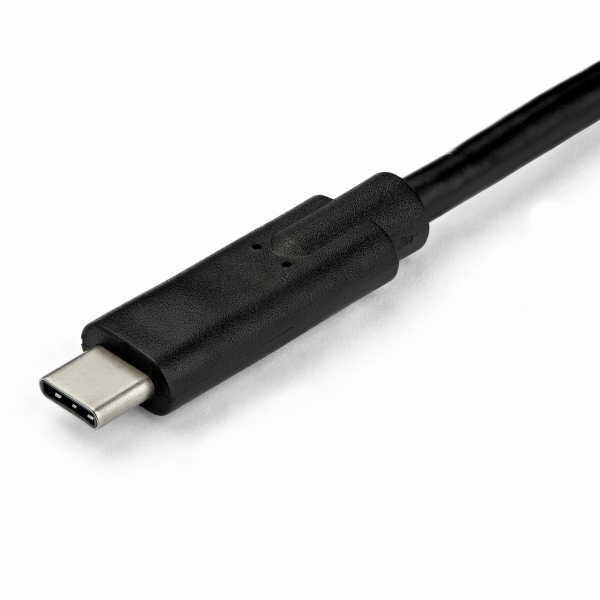 USB-C-VGAディスプレイケーブル2mブラック1920x1200/1080p対応USBType-C接続アナログRGBモニタケーブル