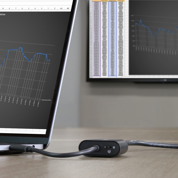 USB-C-VGA変換アダプタプレゼンテーション・モード切替スイッチ最高解像度2048x1280(1920x1200にも対応)USBType-C(オス)-アナログRGB/D-Sub15ピン(メス)