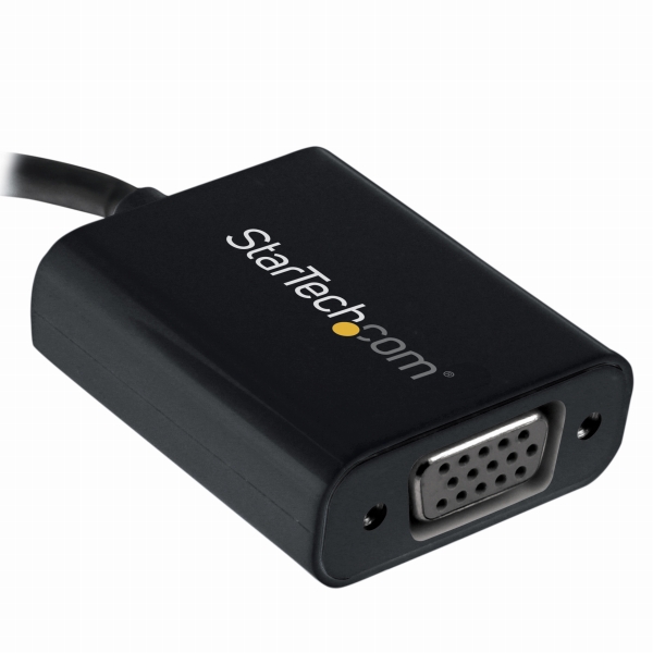 USB-C-VGA変換アダプタUSBType-C(オス)-アナログRGB/D-Sub15ピン(メス)ビデオコンバータ1920x1200/1080pに対応