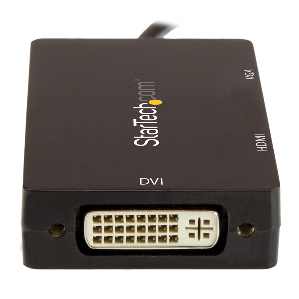 3in1USBType-Cマルチアダプタ4K/30HzUSB-C-HDMI/DVI/VGAブラック