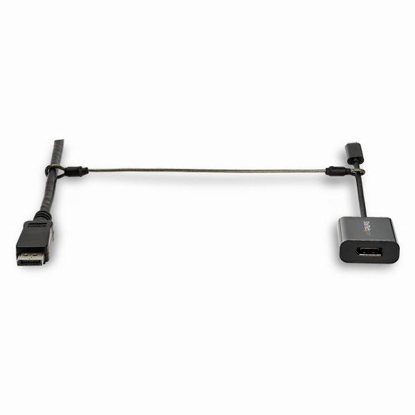 ケーブル/アダプタ連結用セキュリティワイヤー10個入りパックユニバーサル盗難防止スチールワイヤ熱収縮チューブ付属