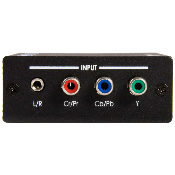 コンポーネント-HDMIコンバータアナログ(3.5mm3極ミニジャック)/デジタル(同軸デジタルRCA)オーディオ入力対応