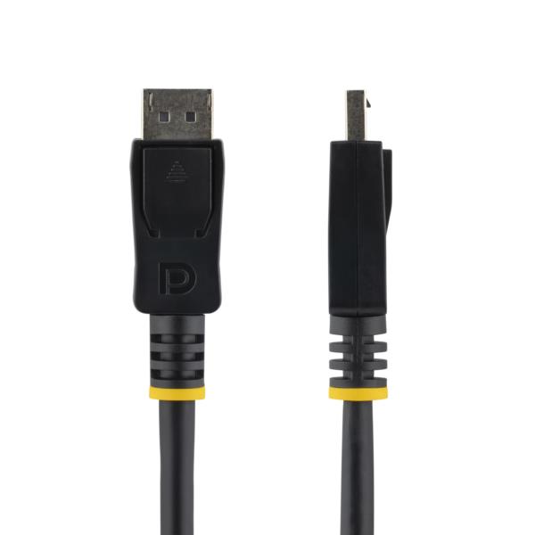 DisplayPortケーブル/50cm/ディスプレイポート1.2/VESA規格認定モニターケーブル/4K60Hz/ラッチ付きDPコネクタオス-オス