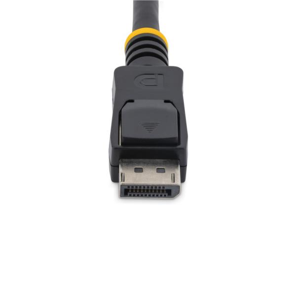 DisplayPortケーブル/50cm/ディスプレイポート1.2/VESA規格認定モニターケーブル/4K60Hz/ラッチ付きDPコネクタオス-オス