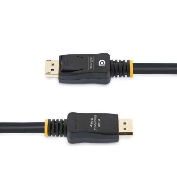 DisplayPort 1.2 ケーブル/4.6m/4K60Hz/VESA/ラッチ付き/DPオス - DPオス/ブラック