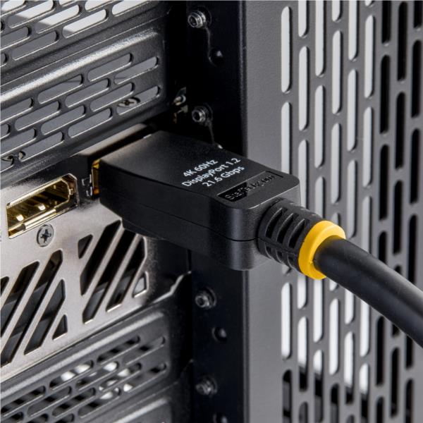 DisplayPort 1.2 ケーブル/4.6m/4K60Hz/VESA/ラッチ付き/DPオス - DPオス/ブラック