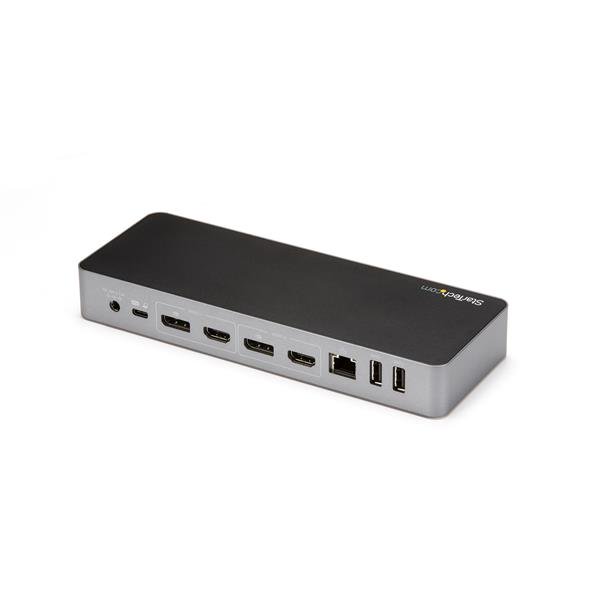 ドッキングステーションUSBType-C/USB3.0対応デュアル4Kディスプレイ(DP/HDMI)60WPDMac/Windows/ChromeOS4xUSB3.0ポート