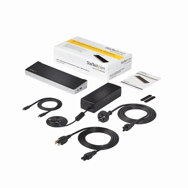 USBType-Cドックトリプル4Kモニター60WPowerDeliveryMac&Windows対応5xUSB3.0ポート