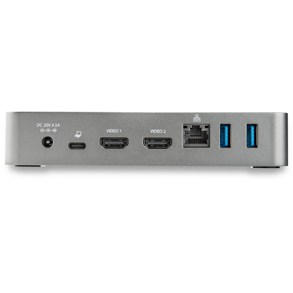 ドッキングステーション／USB-C接続／2画面／1080p HDMI／65W PD／USBハブ／イーサネット／多機能