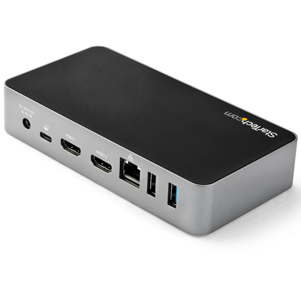 ドッキングステーション／USB-C接続／2画面／1080p HDMI／65W PD／USBハブ／イーサネット／多機能