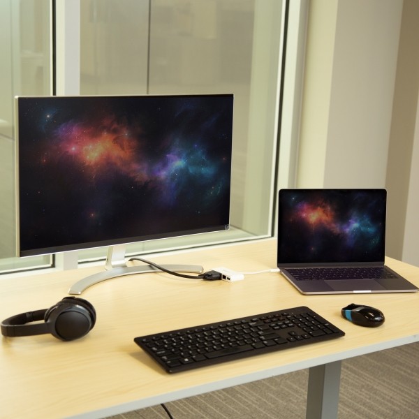 USBType-C接続マルチアダプタDVI/GbE/USB3.0ポート搭載USBPD2.0対応USBType-Cミニドッキングステーション