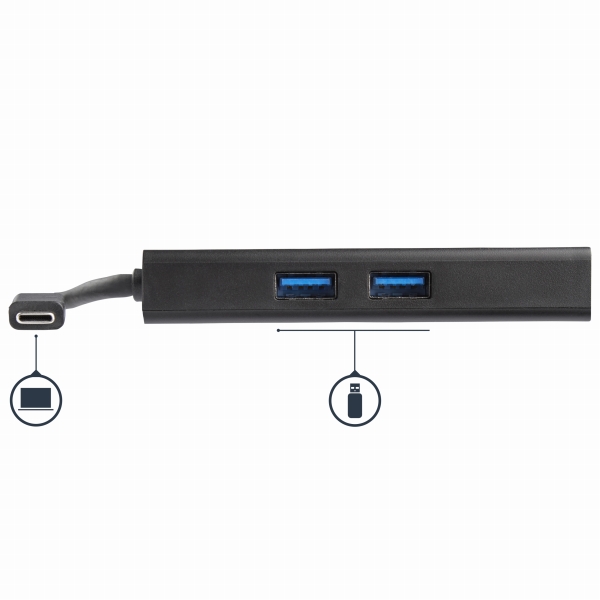 USBType-C接続マルチアダプタ4KHDMI対応2xUSB-Aポート60WUSBPowerDeliveryGbEポート