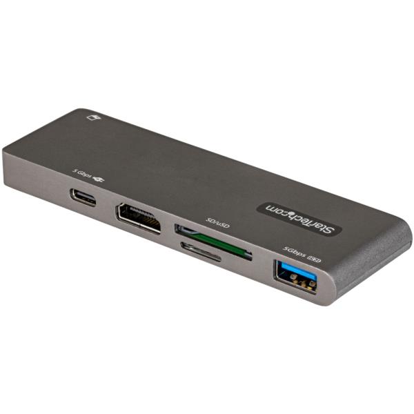 USBType-Cマルチ変換アダプター/直挿しタイプ/MacBookPro&Air対応/4KHDMI/100WUSBPD/SD&microSDスロット/2ポートUSB3.0ハブ/タイプC対応マルチハブ
