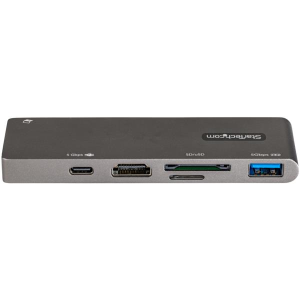 USBType-Cマルチ変換アダプター/直挿しタイプ/MacBookPro&Air対応/4KHDMI/100WUSBPD/SD&microSDスロット/2ポートUSB3.0ハブ/タイプC対応マルチハブ