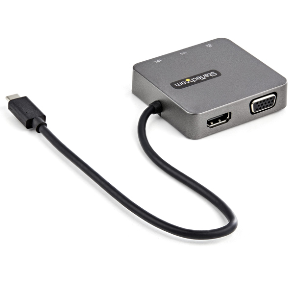 USB-C接続マルチアダプタUSB3.1Gen2Type-C対応マルチハブ4KHDMI/1080pVGA10Gbps対応USB-A&USB-Cポートギガビット有線LANThunderbolt3対応