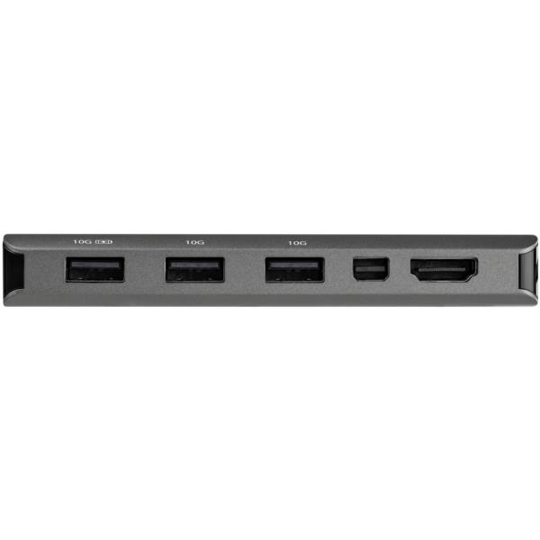 USBType-Cマルチ変換アダプター/USB-C-4K60HzHDMIまたはMiniDisplayPort/100WPowerDeliveryパススルー対応/10GbpsUSBポートx4/USB-Cマルチハブ