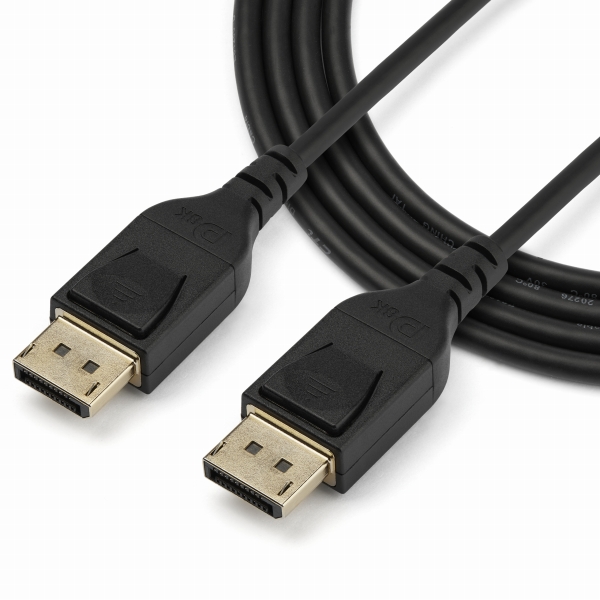 DisplayPort1.4ケーブル2mVESA認定8K/60HzHBR3やHDR対応DP-DPモニターケーブル8K対応ディスプレイポートケーブル