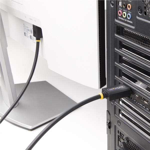 DisplayPort 2.1ケーブル/91cm/16K/8K60Hz/80Gbps/VESA/モニターケーブル