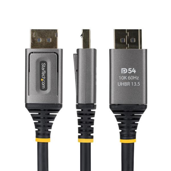 DisplayPort 2.1ケーブル/2m/8K60Hz・8K144Hz/DP54 VESA準拠/DSC1.2a