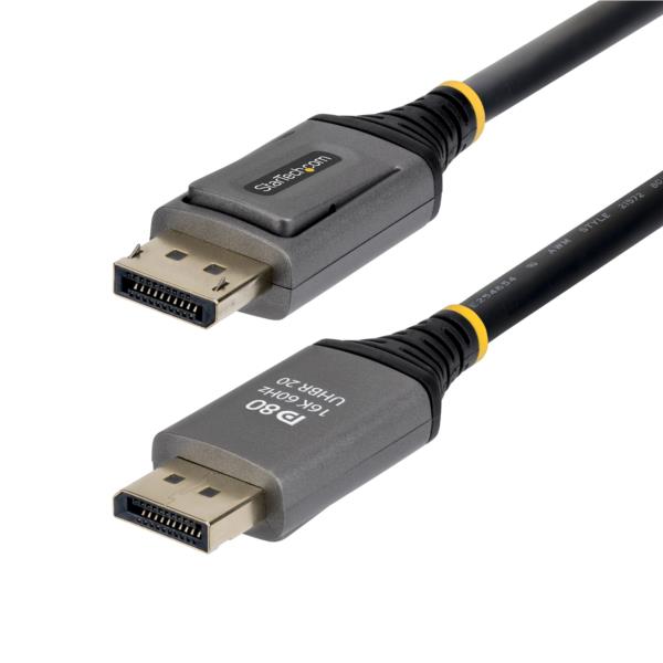 DisplayPort 2.1ケーブル/50cm/8K60Hz・8K240Hz/DP80 VESA準拠/DSC1.2a