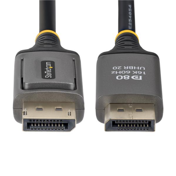 DisplayPort 2.1ケーブル/50cm/8K60Hz・8K240Hz/DP80 VESA準拠/DSC1.2a
