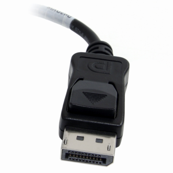 DisplayPort(オス)-DVI(メス)アクティブ変換アダプタディスプレイポート/DP-DVI-D(25ピン)シングルリンク変換ケーブル1920x1200ブラック
