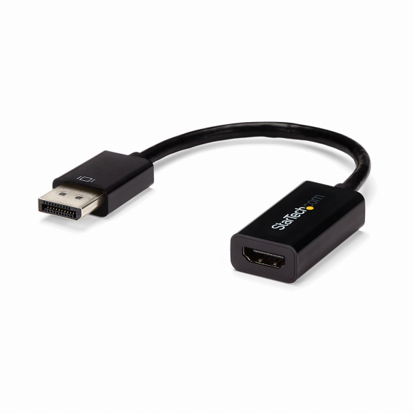 DisplayPort-HDMI4Kx2Kオーディオ/ビデオアクティブ変換アダプタUltraHD@30Hzブラック