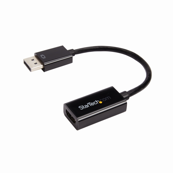 DisplayPort-HDMI4Kx2Kオーディオ/ビデオアクティブ変換アダプタUltraHD@30Hzブラック