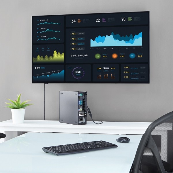 DisplayPort-HDMI4Kx2Kオーディオ/ビデオアクティブ変換アダプタUltraHD@30Hzブラック