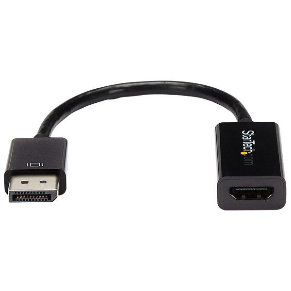 DisplayPort-HDMI4Kx2Kオーディオ/ビデオアクティブ変換アダプタUltraHD@30Hzブラック