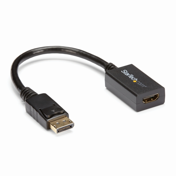 DisplayPort(オス)-HDMI(メス)変換アダプタディスプレイポート/DP-HDMI変換ケーブル1920x12005.1ch音声出力対応ブラック