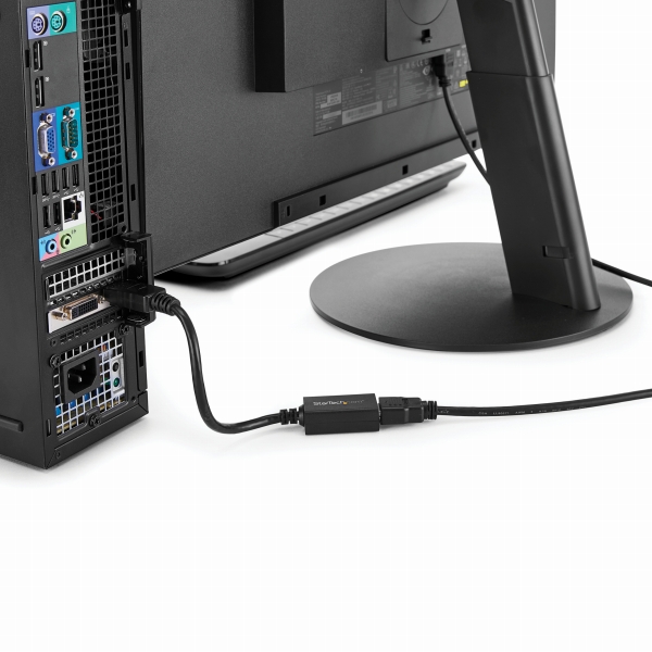DisplayPort(オス)-HDMI(メス)変換アダプタディスプレイポート/DP-HDMI変換ケーブル1920x12005.1ch音声出力対応ブラック