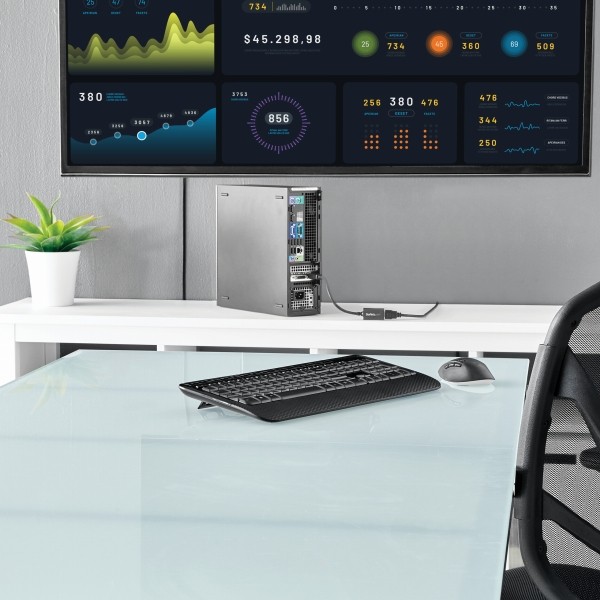 DisplayPort(オス)-HDMI(メス)変換アダプタディスプレイポート/DP-HDMI変換ケーブル1920x12005.1ch音声出力対応ブラック