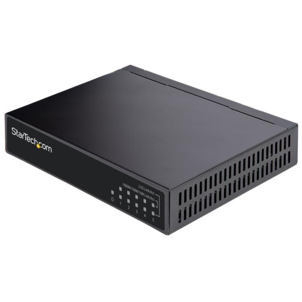 2.5G対応アンマネージドスイッチ/5ポートLAN切替器/2.5GBASE-Tスイッチングハブ/イーサネットスイッチ/デスク&壁面設置/10、100、1000Mbpsデバイスと下位互換
