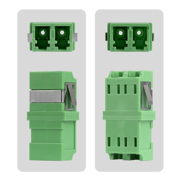 光ケーブル中継コネクター/10個セット/LC-LC/OS2シングルモード/LC-APCデュプレックス/光配線用カプラー