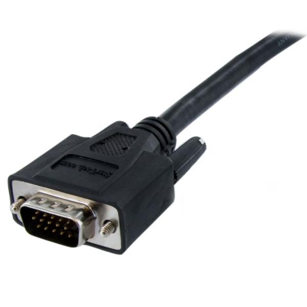 DVI-VGA変換ディスプレイモニターケーブル1mDVI-A(オス)-ミニD-Sub15ピン(オス)
